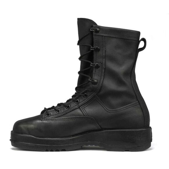 BELLEVILLE MEN'S 800 ST BLACK WATERPROOF LACE UP STEEL TOE COMBAT BOOTSS US 12.5 - Picture 3 of 7